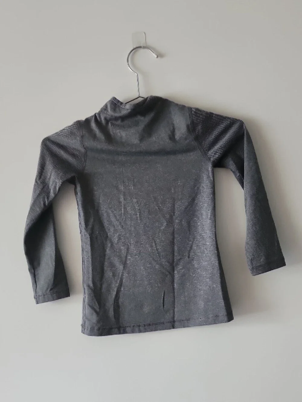 REI Co-op Kids Ray Base Layer Set | Size XXS 4-5 | Dark Grey Pinstripe Thermal